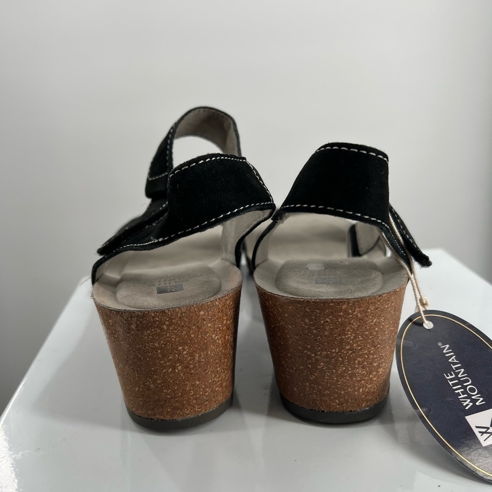 White Mountain NEW Wedge Sandal Ladies Size 9 1/2M - Picture 4 of 7